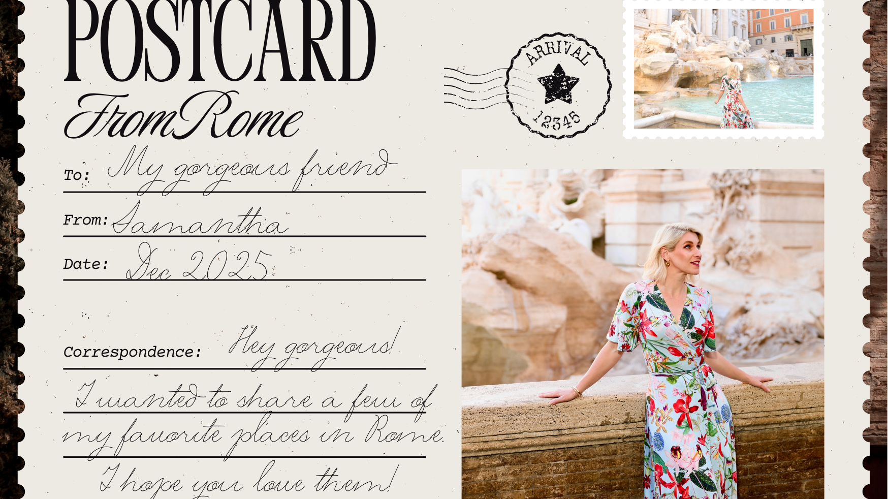A postcard from Rome: places we had to share with you 💕