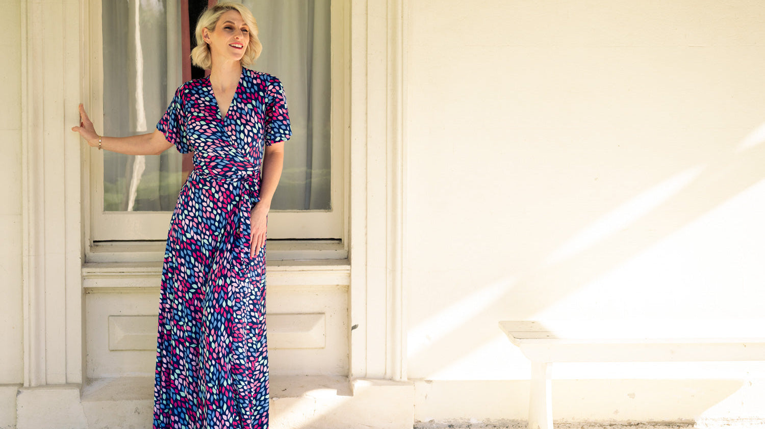 How to tie (how to wrap) the By Samantha Melbourne Wrap Dress