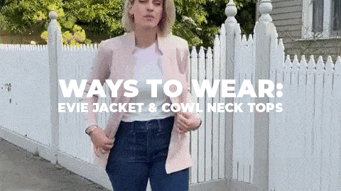 Style notes with Samantha : Cowl neck tops & Jacket