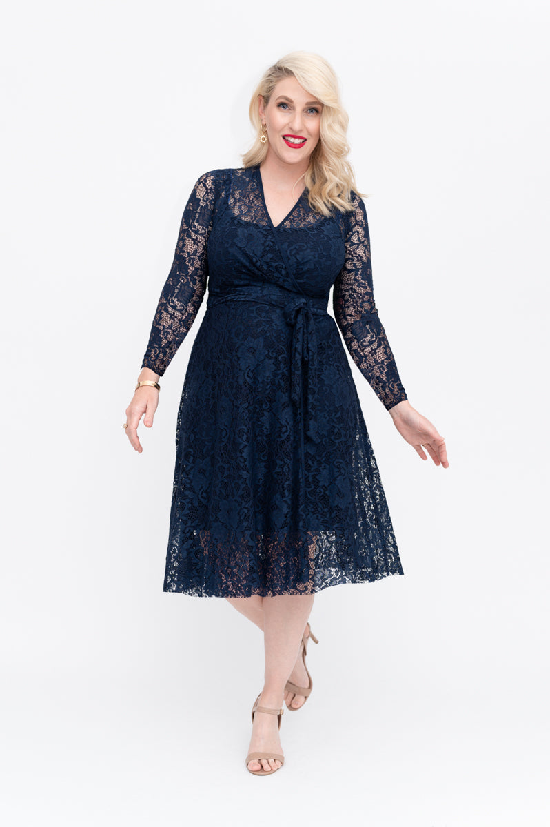 lace wrap dresses in maxi with slip dress with winter sleeve