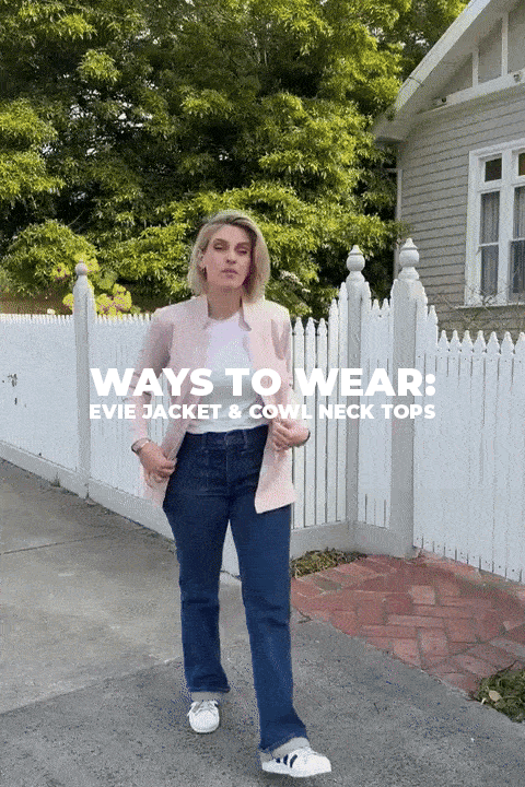 Style notes with Samantha : Cowl neck tops & Jacket