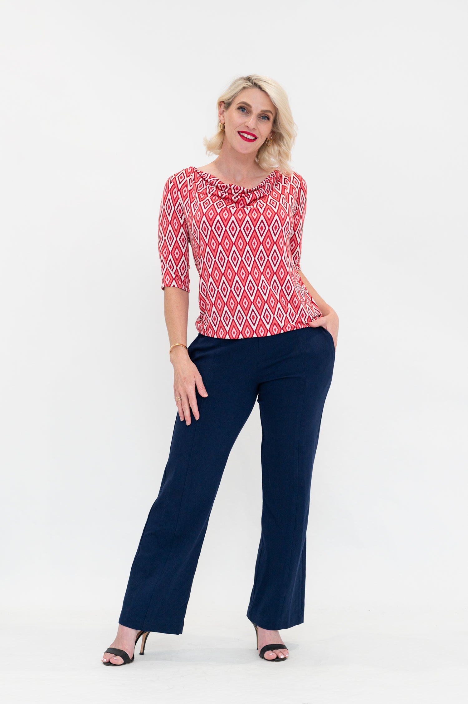 Ruby - Pippa Cowl Neck Top - Pre-Order - BY SAMANTHA MELBOURNE 