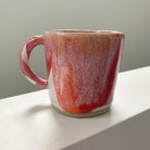 handmade mugs  blue