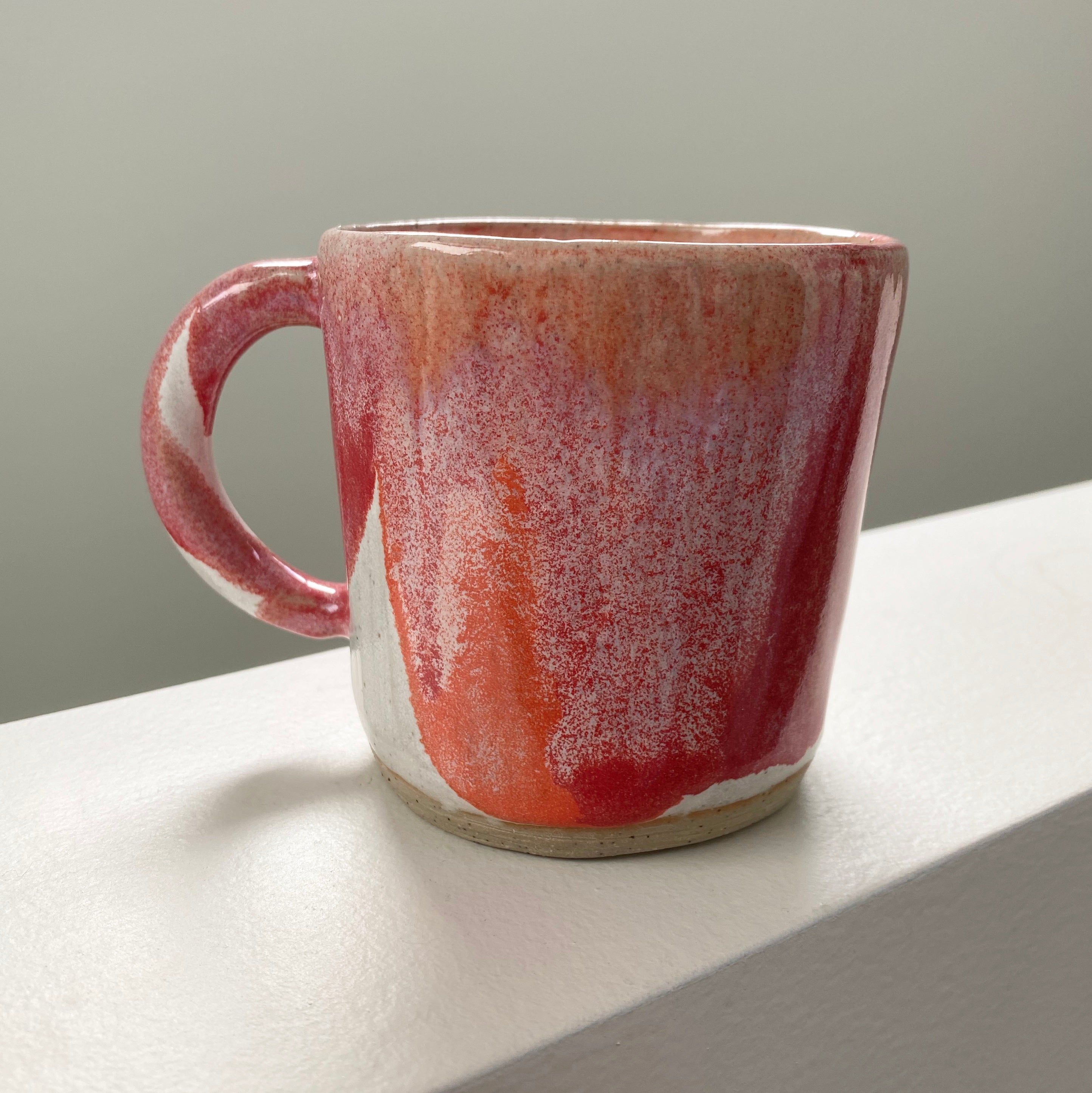 handmade mugs  blue